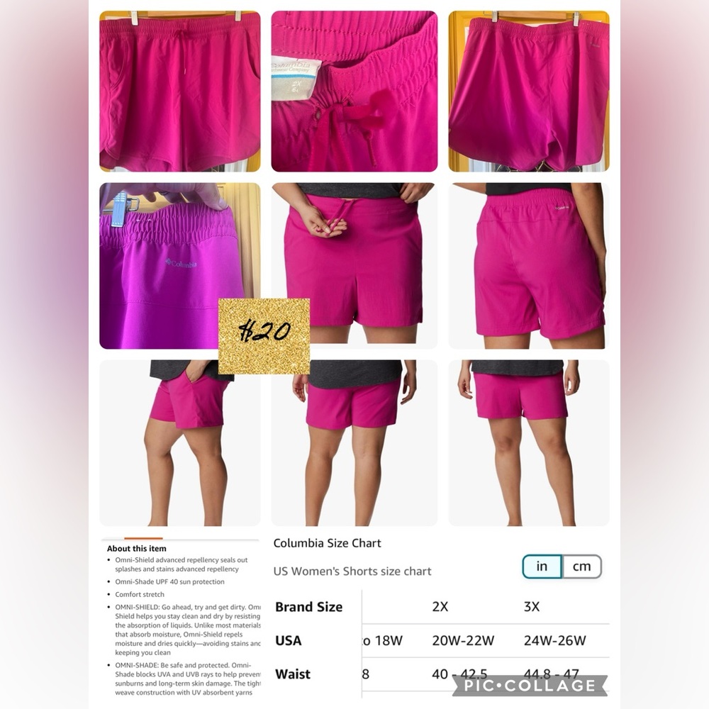 Women’s plus 2X Columbia